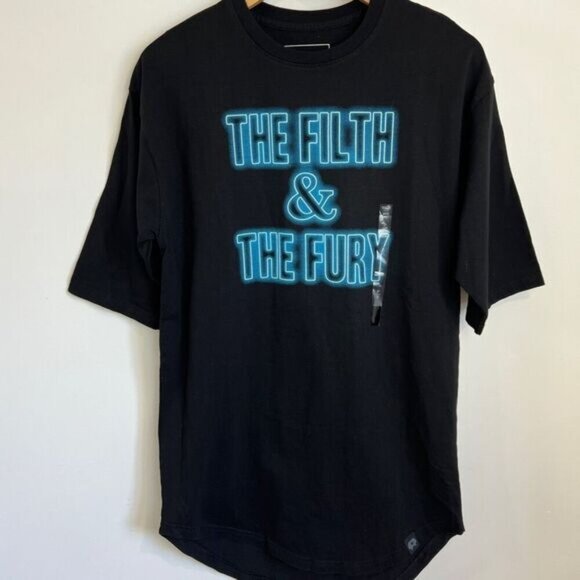 Brand New DJAB Men's Small Black The Filth and the Fury Short Sleeve T-Shirt - Picture 1 of 12